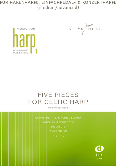 Evelyn Huber Harfe Noten Harp Worldmusic Band 1
